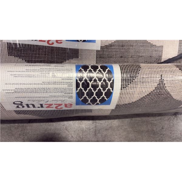 A2ZRUG TRENDY COLLECTION BLACK/WHITE PATTERN RUG (160CM X 160CM)