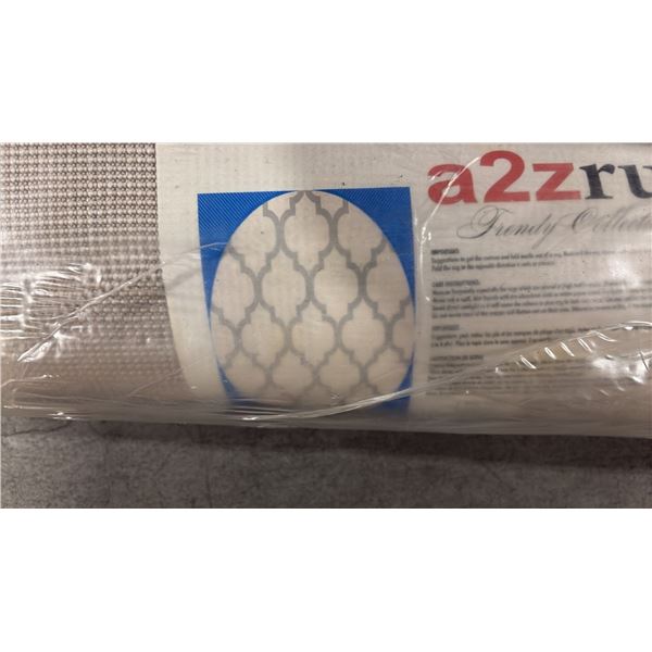 A2ZRUG TRENDY COLLECTION GREY/WHITE PATTERN RUG (160CM X 160CM)