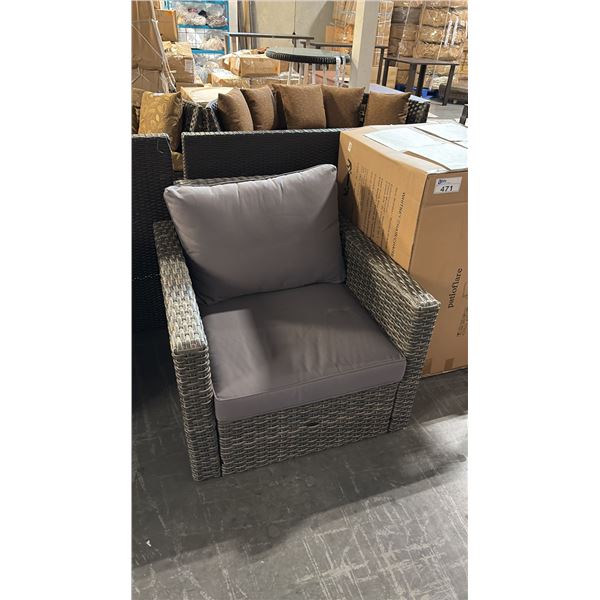 PATIO FLARE GREY WHITNEY PATIO CHAIR *IN BOX*