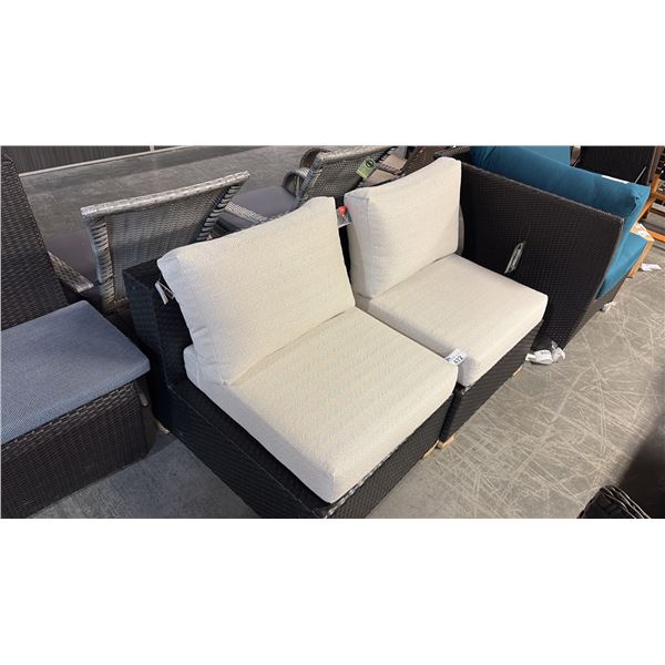 2 RATANA BEIGE CASA MADRID CHAIRS *IN BOX*
