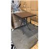 Image 1 : RATANA BAR HEIGHT PATIO TABLE WITH DURAWOOD TABLE TOP APPROXIMATELY 34"X34"