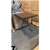 Image 1 : RATANA BAR HEIGHT PATIO TABLE WITH DURAWOOD TABLE TOP APPROXIMATELY 34"X34"