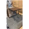 Image 1 : RATANA BAR HEIGHT PATIO TABLE WITH DURAWOOD TABLE TOP APPROXIMATELY 34"X34"