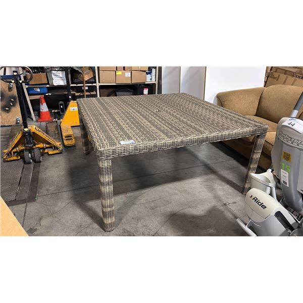 RATANA BEIGE/BROWN PATIO TABLE 60" X 60"
