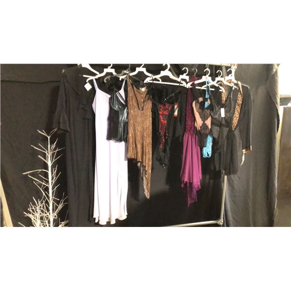 10 ASSORTED PIECES OF LINGERIE ASSORTED SIZES AND STYLES