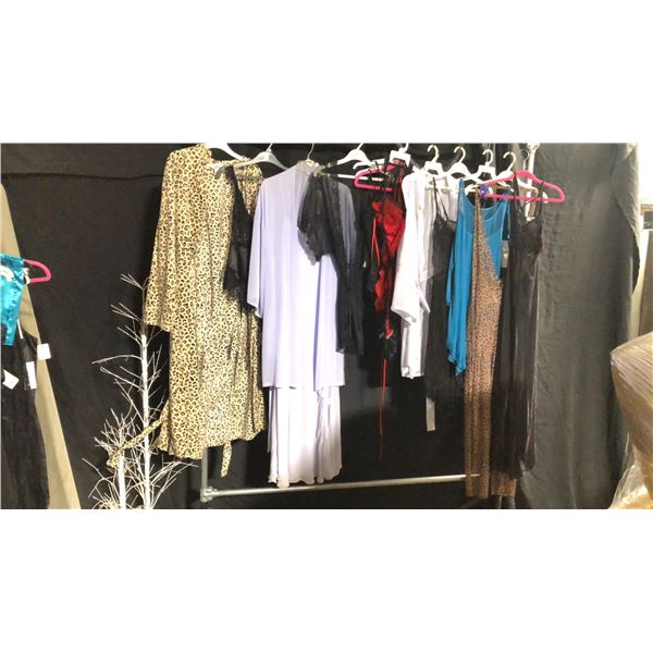 10 ASSORTED PIECES OF LINGERIE ASSORTED SIZES AND STYLES