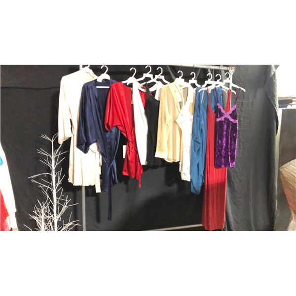 10 ASSORTED PIECES OF LINGERIE ASSORTED SIZES AND STYLES
