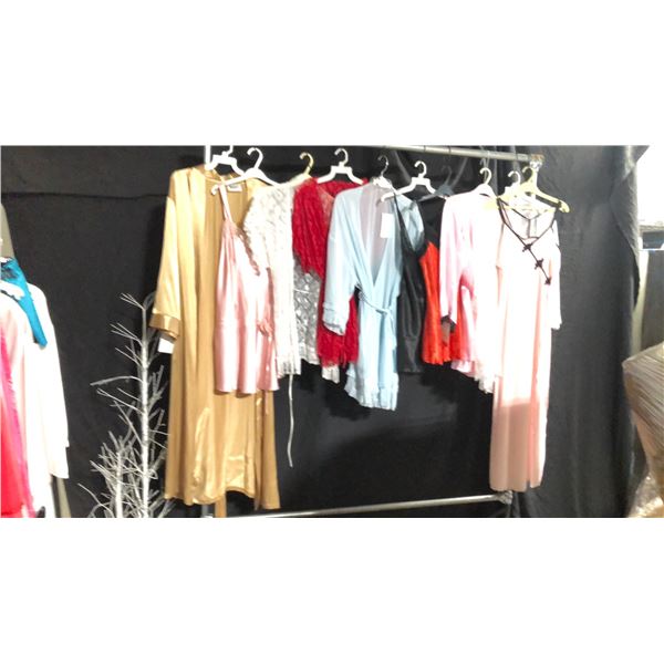 10 ASSORTED PIECES OF LINGERIE ASSORTED SIZES AND STYLES