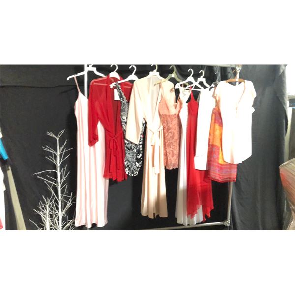 10 ASSORTED PIECES OF LINGERIE ASSORTED SIZES AND STYLES