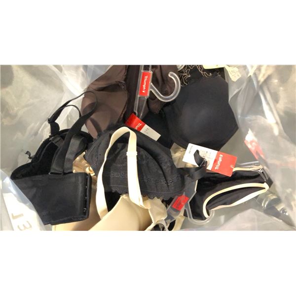 10 BRAS IN ASSORTED STYLES AND SIZES