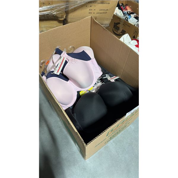 BOX OF ASSORTED LINGERIE ASSORTED SIZES