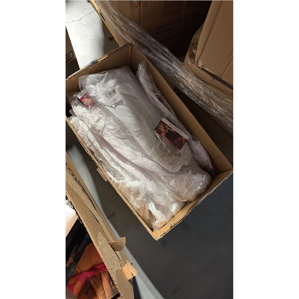 BOX OF ASSORTED LINGERIE ASSORTED SIZES