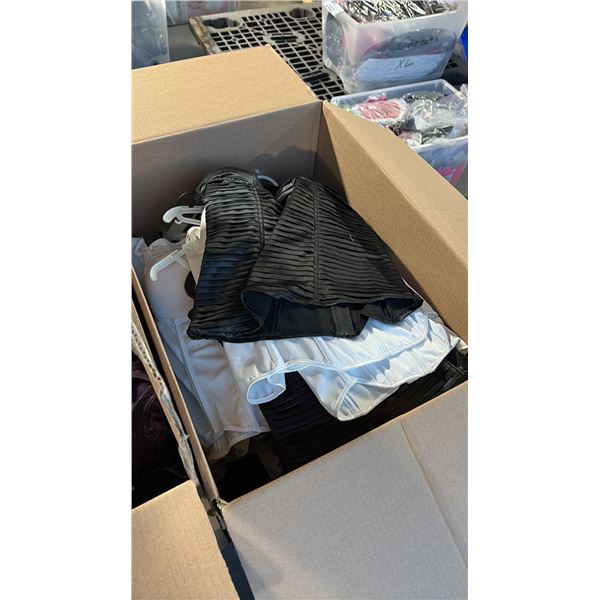 BOX OF ASSORTED LINGERIE ASSORTED SIZES