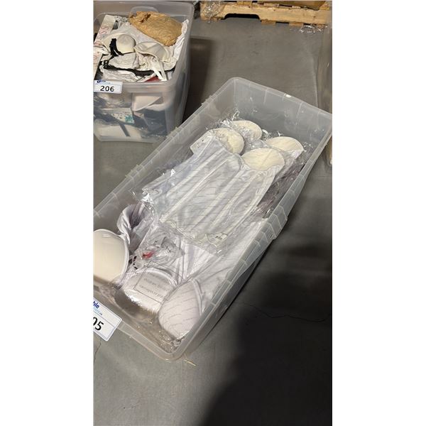 BOX OF ASSORTED LINGERIE ASSORTED SIZES