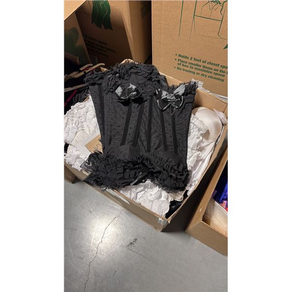 BOX OF ASSORTED LINGERIE ASSORTED SIZES