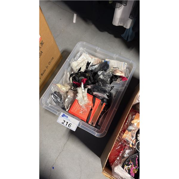 BOX OF ASSORTED LINGERIE ASSORTED SIZES