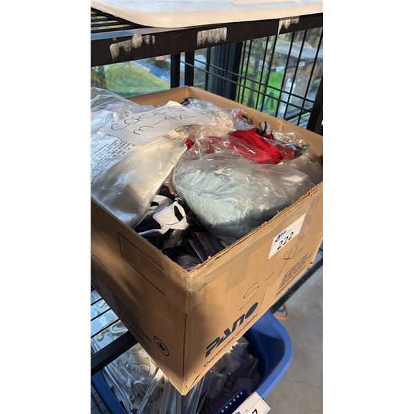 BOX OF ASSORTED LINGERIE ASSORTED SIZES