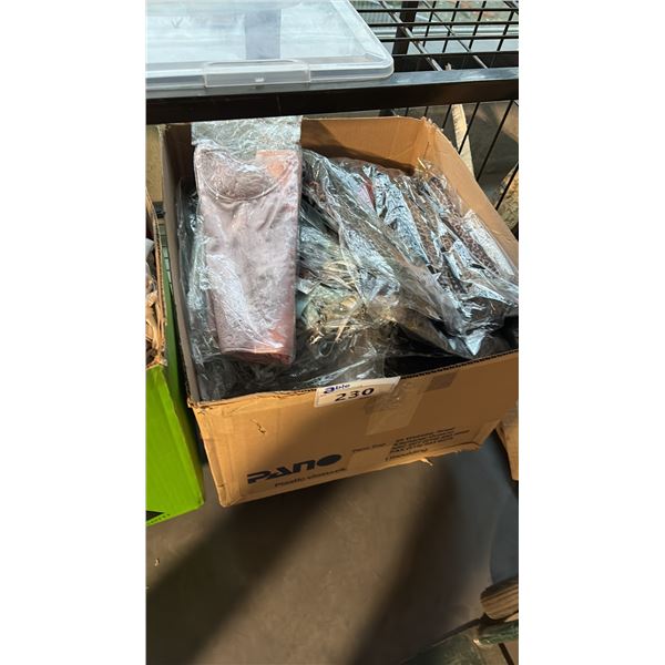 BOX OF ASSORTED LINGERIE ASSORTED SIZES