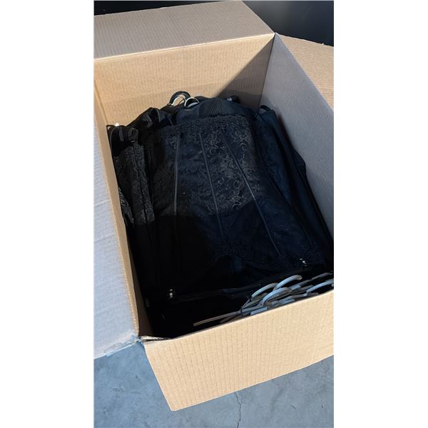 BOX OF ASSORTED LINGERIE ASSORTED SIZES