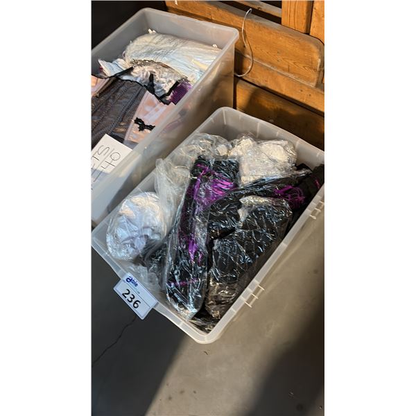 BOX OF ASSORTED LINGERIE ASSORTED SIZES