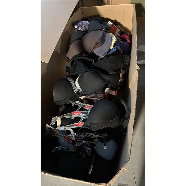 BOX OF ASSORTED LINGERIE ASSORTED SIZES