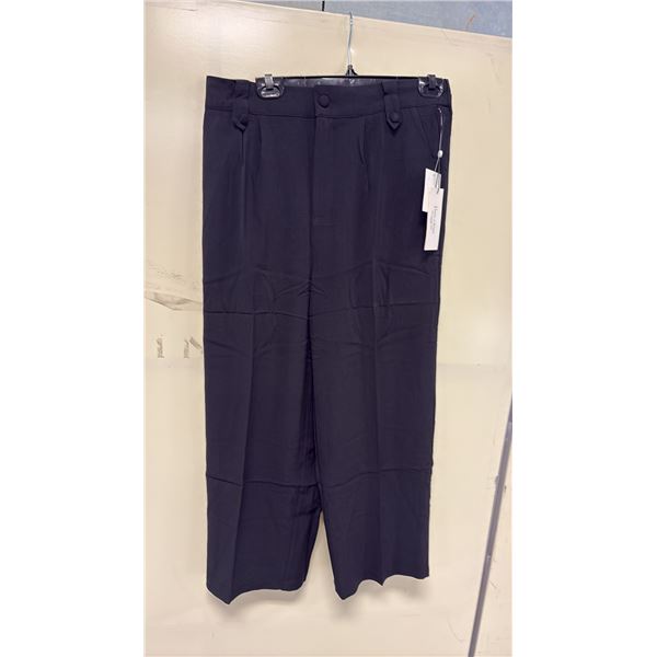 BOX OF HAVER & BLAIR ASSORTED BLACK WIDE LEG CROP TROUSERS