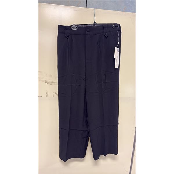 BOX OF HAVER & BLAIR ASSORTED BLACK WIDE LEG CROP TROUSERS