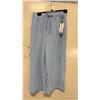 Image 1 : BOX OF JULES & LEOPOLD ASSORTED LIGHT BLUE PULL ON WIDE LEG CROP CAPRI PANTS