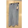 Image 1 : BOX OF JULES & LEOPOLD ASSORTED LIGHT BLUE PULL ON WIDE LEG CROP CAPRI PANTS
