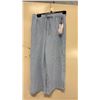 Image 1 : BOX OF JULES & LEOPOLD ASSORTED LIGHT BLUE PULL ON WIDE LEG CROP CAPRI PANTS