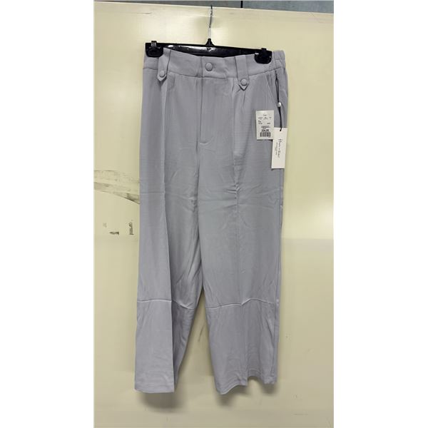 BOX OF HAVER & BLAIR ASSORTED METAL COLOUR WIDE LEG CROP TROUSERS