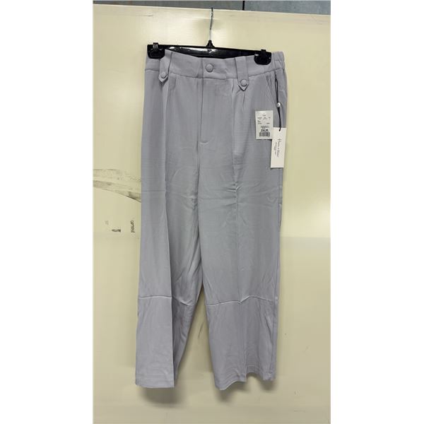 BOX OF HAVER & BLAIR ASSORTED METAL COLOUR WIDE LEG CROP TROUSERS