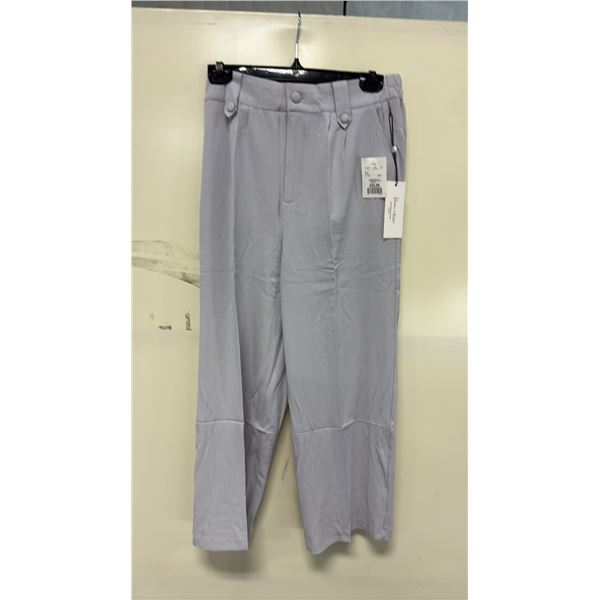 BOX OF HAVER & BLAIR ASSORTED METAL COLOUR WIDE LEG CROP TROUSERS