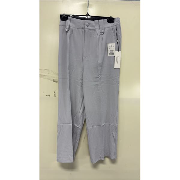 BOX OF HAVER & BLAIR ASSORTED METAL COLOUR WIDE LEG CROP TROUSERS