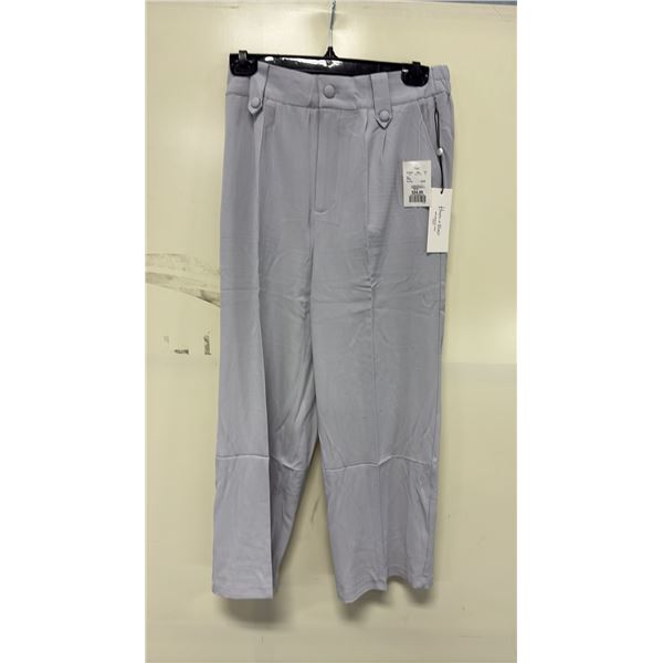 BOX OF HAVER & BLAIR ASSORTED METAL COLOUR WIDE LEG CROP TROUSERS