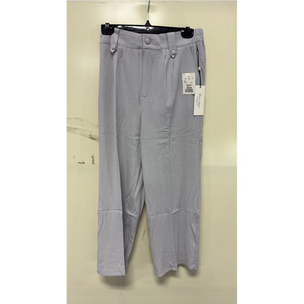 BOX OF HAVER & BLAIR ASSORTED METAL COLOUR WIDE LEG CROP TROUSERS