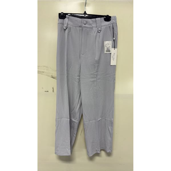 BOX OF HAVER & BLAIR ASSORTED METAL COLOUR WIDE LEG CROP TROUSERS