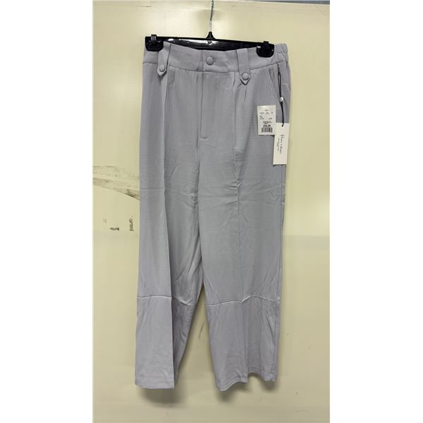 BOX OF HAVER & BLAIR ASSORTED METAL COLOUR WIDE LEG CROP TROUSERS