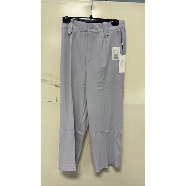 BOX OF HAVER & BLAIR ASSORTED METAL COLOUR WIDE LEG CROP TROUSERS