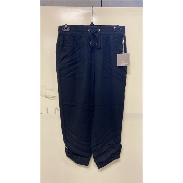 BOX OF JULES & LEOPOLD ASSORTED BLACK JOGGER CAPRI PANTS