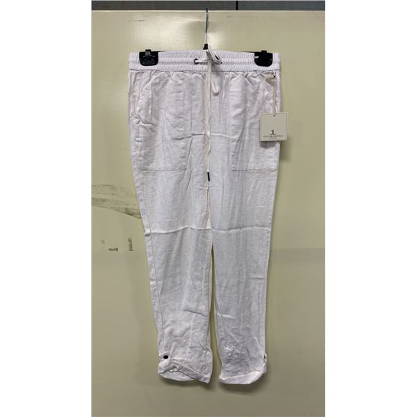 BOX OF JULES & LEOPOLD ASSORTED WHITE JOGGER PANTS