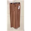 Image 1 : BOX OF JULES & LEOPOLD ASSORTED TAWNY PULL ON WIDE LEG CROP CAPRI PANTS