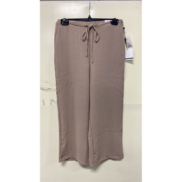 BOX OF JULES & LEOPOLD ASSORTED CAPPUCCINO PULL ON WIDE LEG CROP CAPRI PANTS