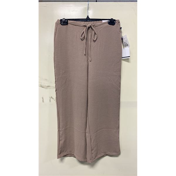 BOX OF JULES & LEOPOLD ASSORTED CAPPUCCINO PULL ON WIDE LEG CROP CAPRI PANTS