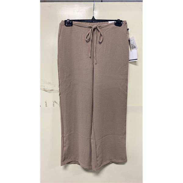BOX OF JULES & LEOPOLD ASSORTED CAPPUCCINO PULL ON WIDE LEG CROP CAPRI PANTS