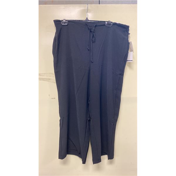 BOX OF JULES & LEOPOLD ASSORTED BLACK PULL ON WIDE LEG CROP CAPRI PANTS