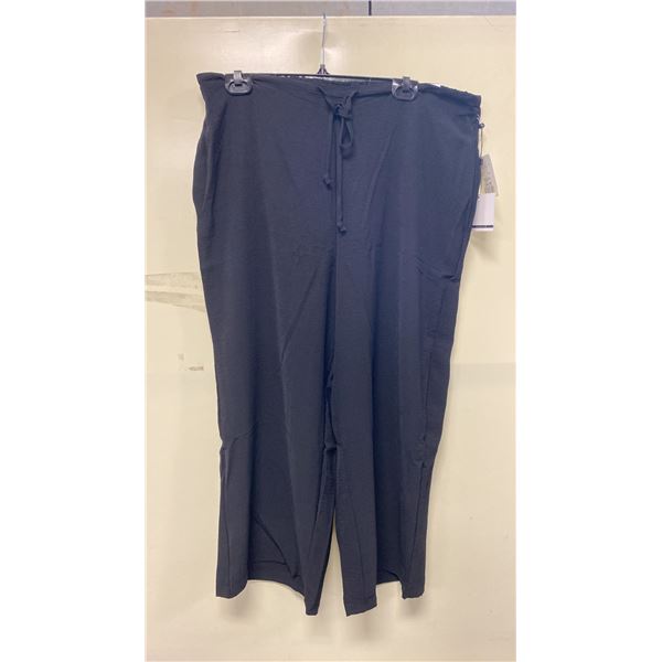 BOX OF JULES & LEOPOLD ASSORTED BLACK PULL ON WIDE LEG CROP CAPRI PANTS