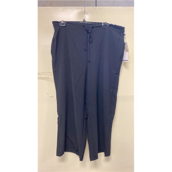 BOX OF JULES & LEOPOLD ASSORTED BLACK PULL ON WIDE LEG CROP CAPRI PANTS