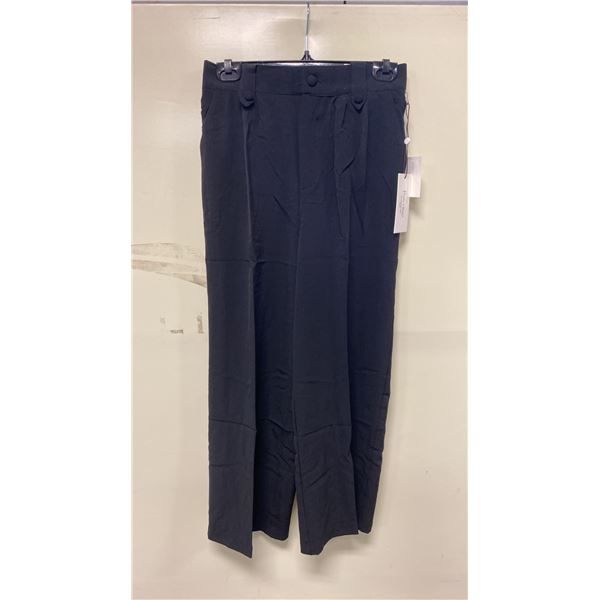 BOX OF HAVER & BLAIR ASSORTED BLACK WIDE LEG CROP TROUSERS