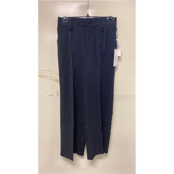 BOX OF HAVER & BLAIR ASSORTED BLACK WIDE LEG CROP TROUSERS